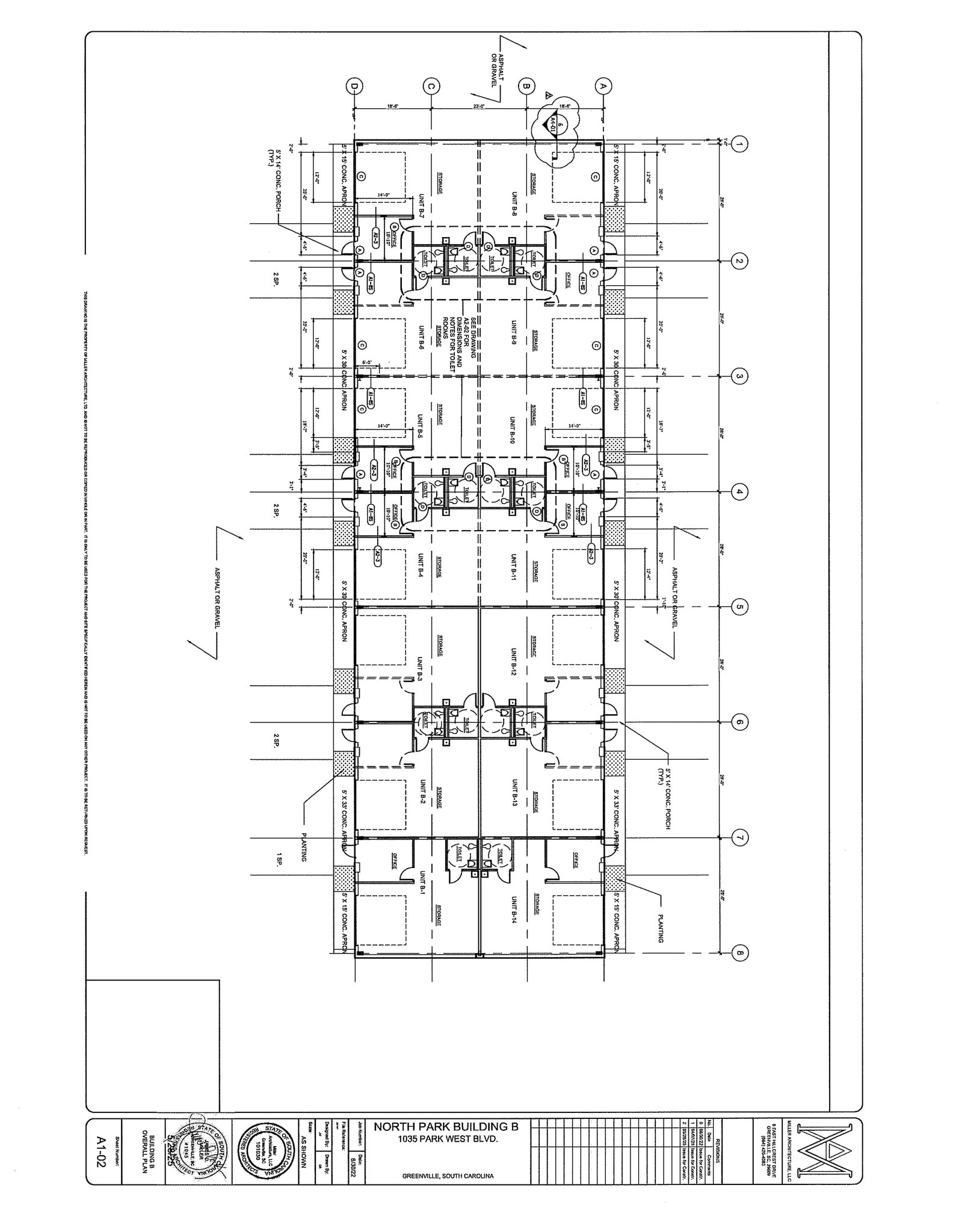 1035 Park West Boulevard, Greenville, SC for lease Site Plan- Image 1 of 1
