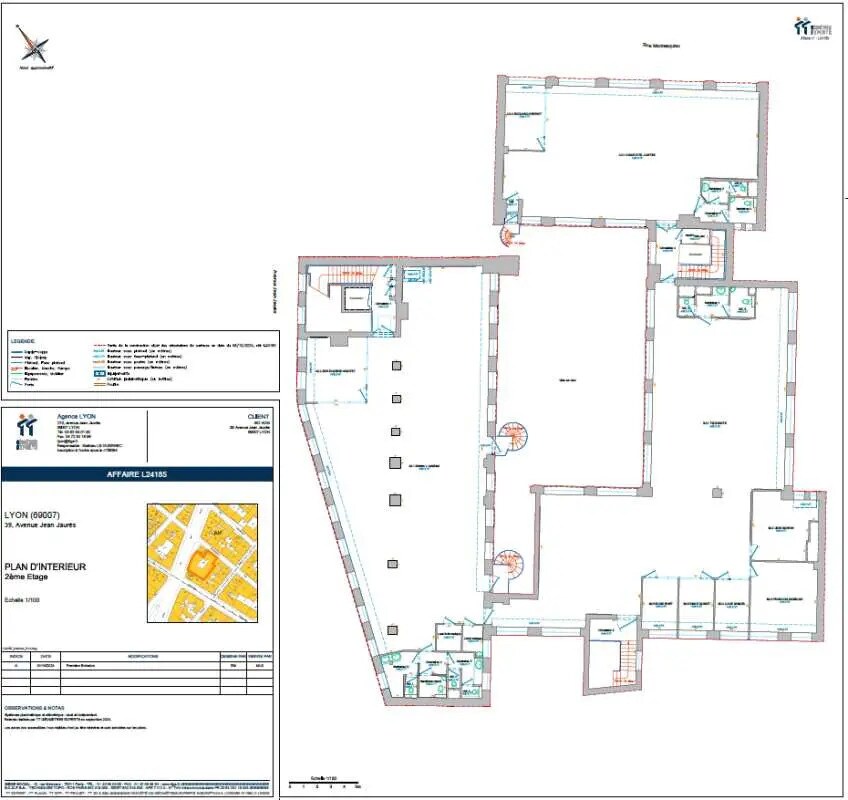 39 Avenue Jean Jaurès, Lyon, RHO 69007 - Unit 11 - - Floor Plan - Image 2 of 13