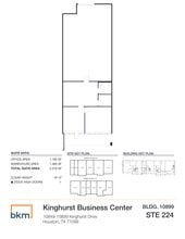 10849 Kinghurst Dr, Houston, TX for lease Site Plan- Image 1 of 1
