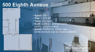 500 Eighth Ave, New York, NY for lease Interior Photo- Image 2 of 2