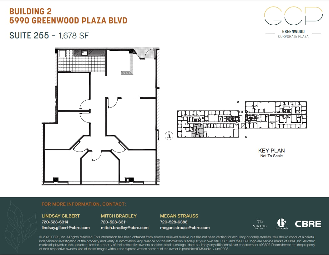 5990 Greenwood Plaza Blvd, Greenwood Village, CO for lease Floor Plan- Image 1 of 1
