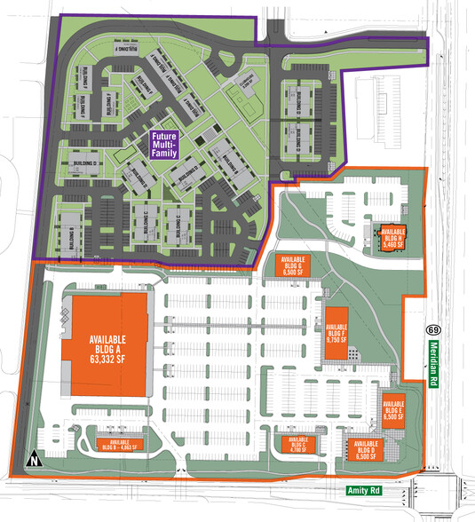 4690 S Meridian Rd, Meridian, ID for lease - Site Plan - Image 3 of 4