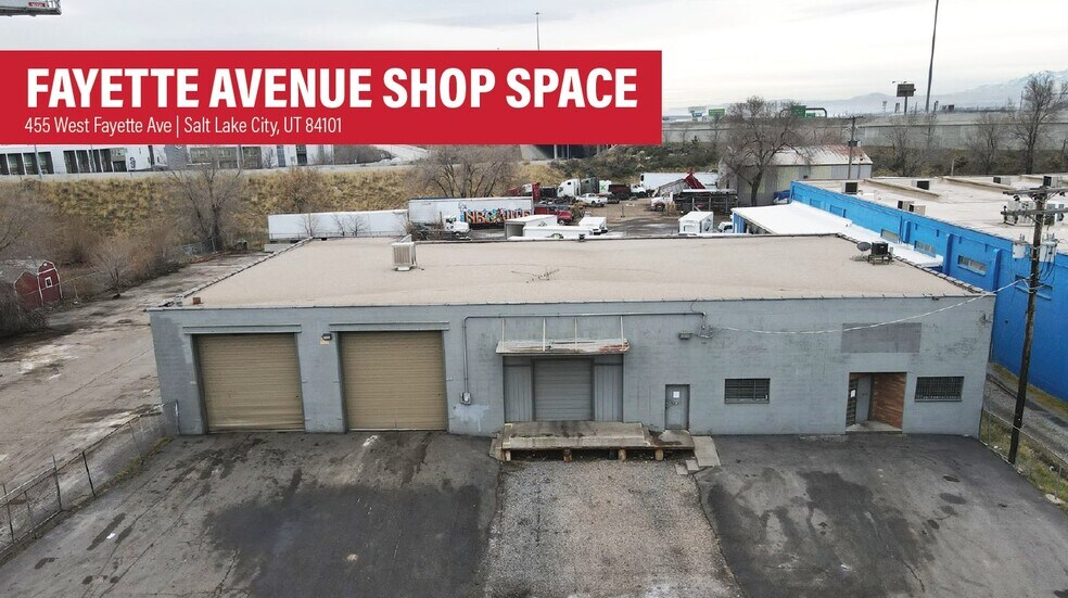 455 W Fayette Ave, Salt Lake City, UT for lease - Building Photo - Image 1 of 5