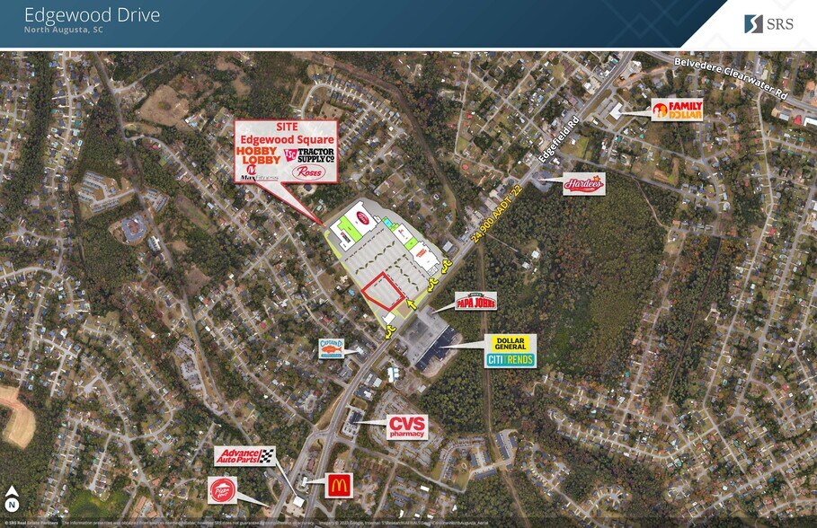 101 Edgefield Rd, North Augusta, SC à vendre - Photo du bâtiment - Image 1 de 4