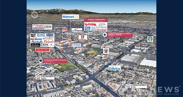 8818-8832 Imperial Hwy, Downey, CA à louer - Photo du bâtiment - Image 2 de 2