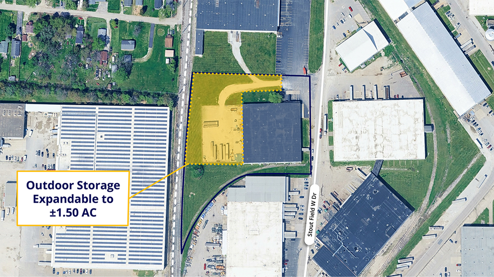 1950 Stout Field West Dr, Indianapolis, IN for sale - Building Photo - Image 2 of 6