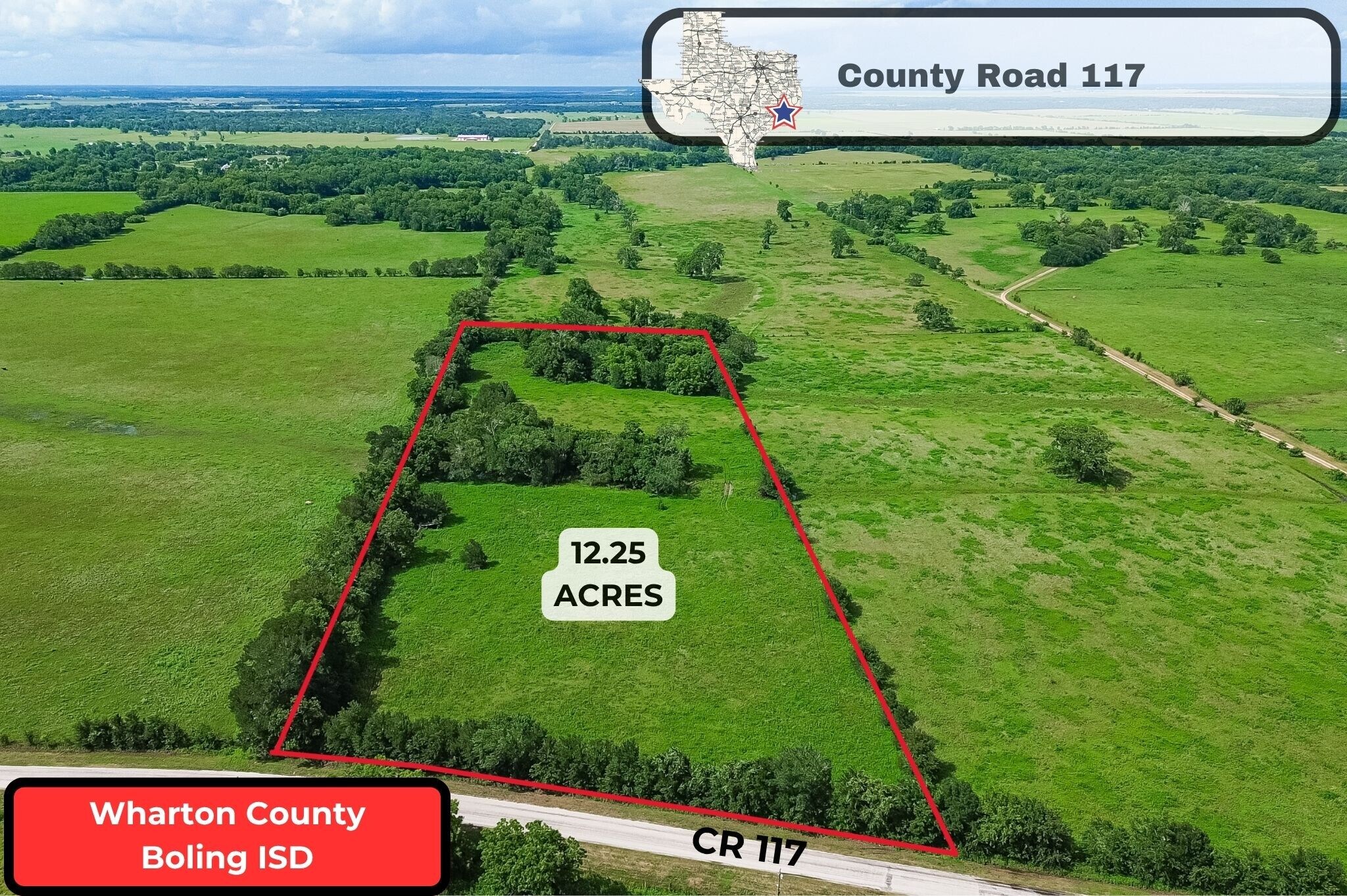 0 County Road 117, Wharton, TX à vendre Aérien- Image 1 de 38