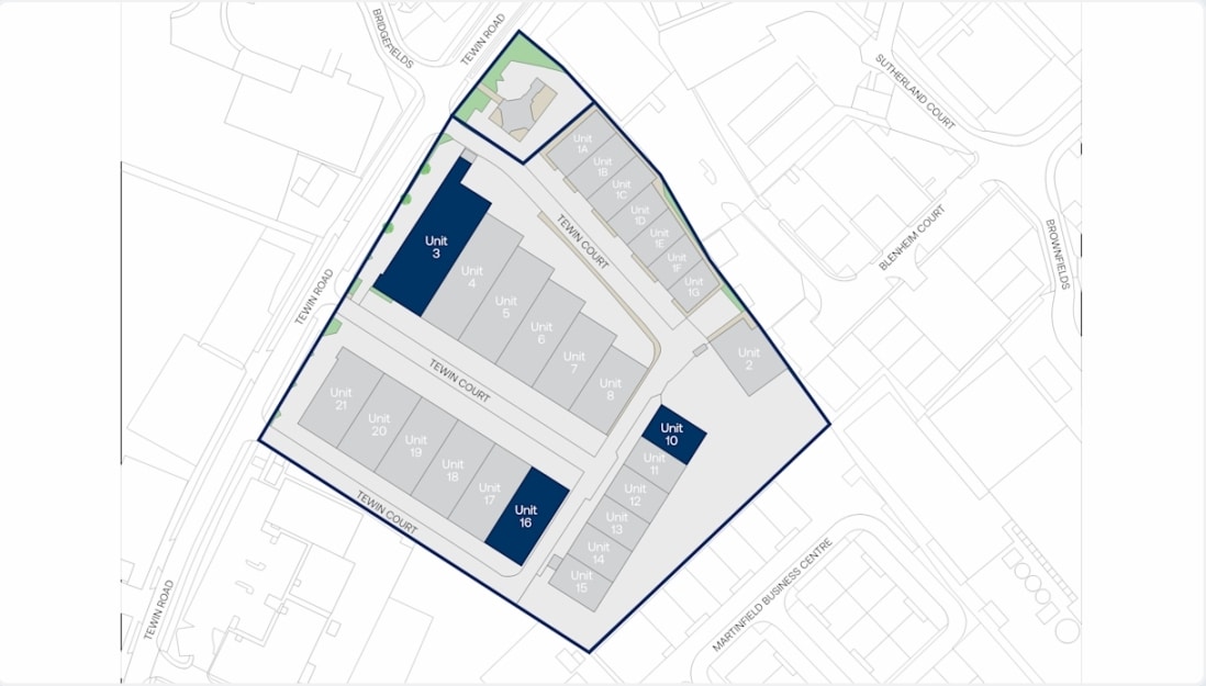 Tewin Rd, Welwyn Garden City for lease Site Plan- Image 1 of 3