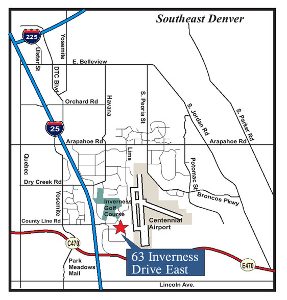 63 Inverness Dr E, Englewood, CO for lease - Site Plan - Image 2 of 8