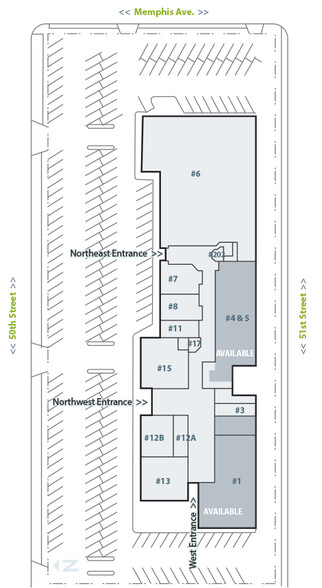 3801 50th St, Lubbock, TX for lease - Site Plan - Image 2 of 17