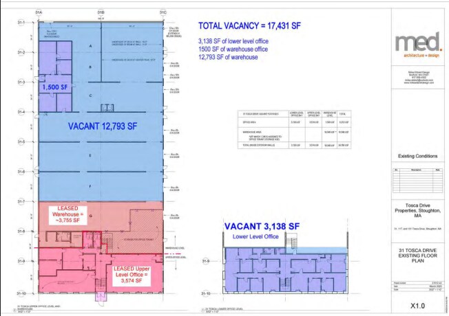 31 Tosca Dr, Stoughton, MA à louer - Plan d’étage - Image 3 de 5