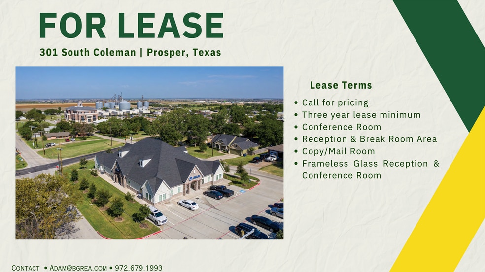 301 S Coleman St, Prosper, TX for lease - Building Photo - Image 1 of 12