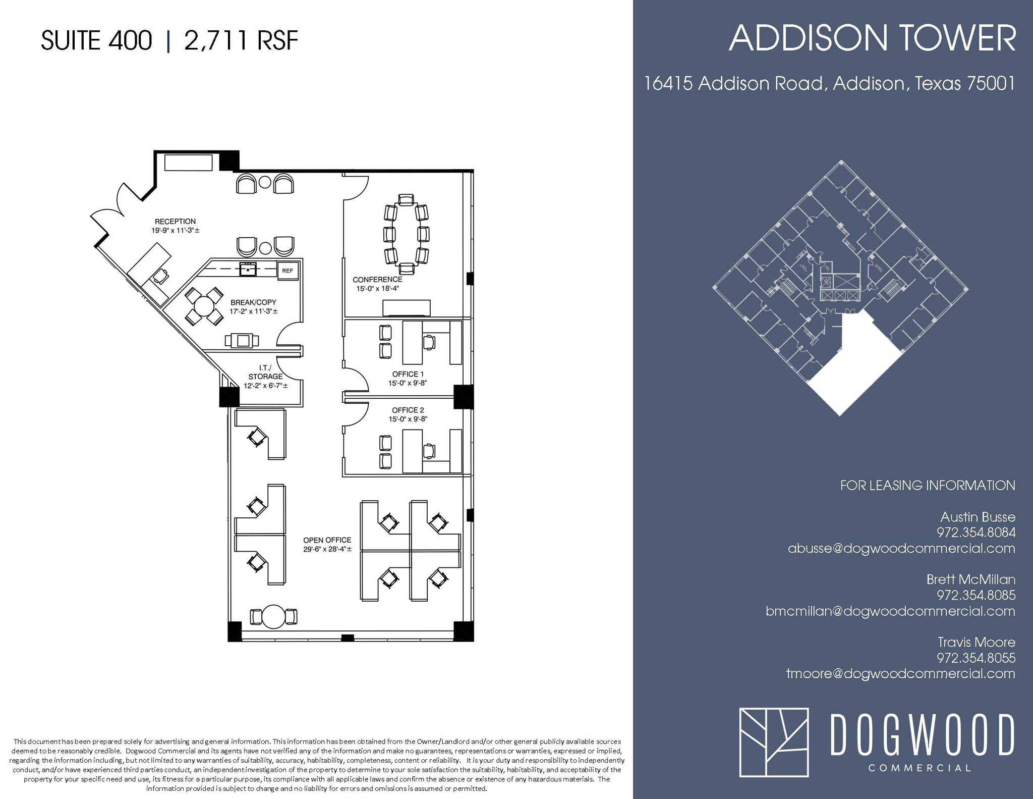 16415 Addison Rd, Addison, TX for lease Floor Plan- Image 1 of 1