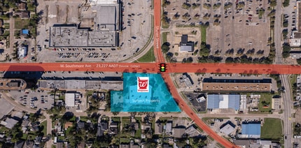 101 W Southmore Ave, Pasadena, TX - AERIAL  map view