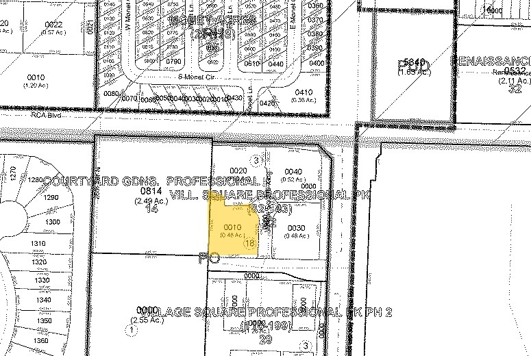 100 Village Square Crossings, Palm Beach Gardens, FL à louer - Plan cadastral - Image 2 de 22