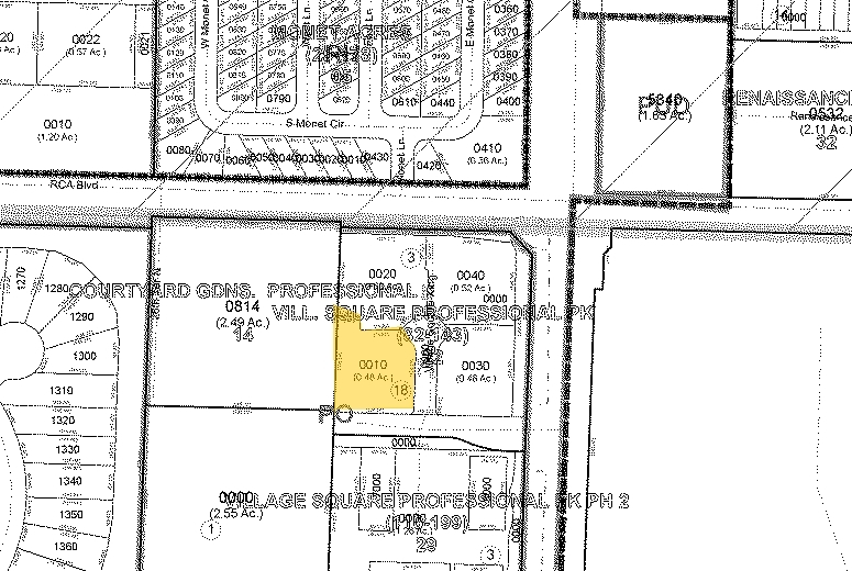 100 Village Square Crossings, Palm Beach Gardens, FL for lease - Plat Map - Image 2 of 22