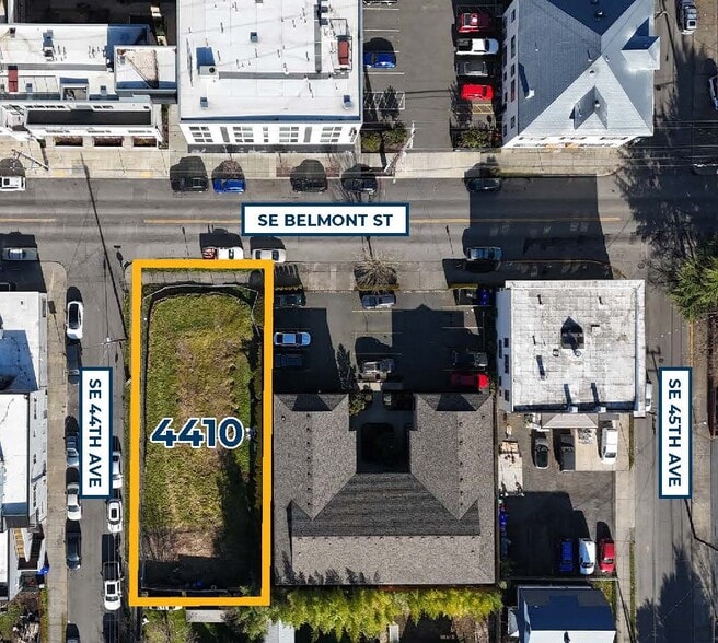 4410 SE Belmont St, Portland, OR à vendre - Aérien - Image 2 de 6