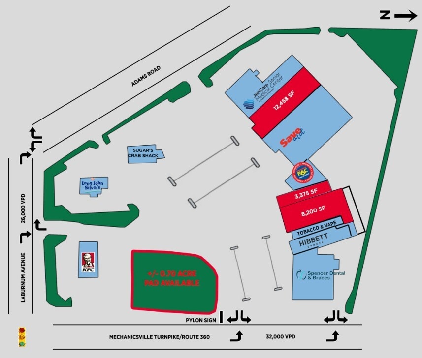 3800-3824 Mechanicsville Pike, Richmond, VA for lease Site Plan- Image 1 of 1