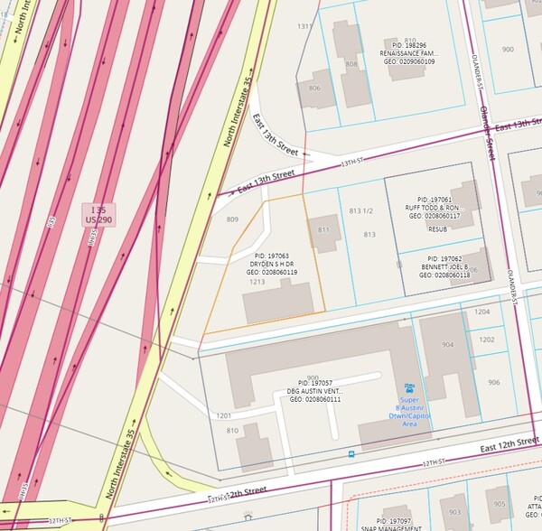 1213 N Interstate 35, Austin, TX à louer - Plan cadastral - Image 3 de 3