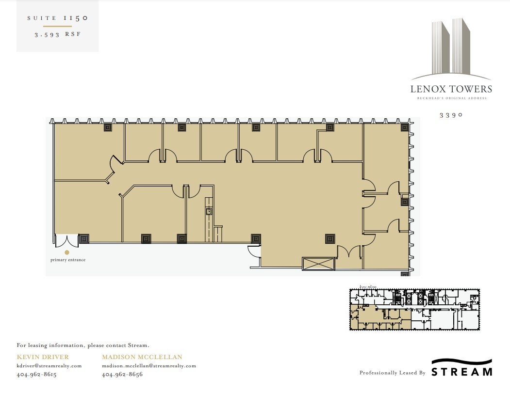 3400 Peachtree Rd NE, Atlanta, GA for lease Floor Plan- Image 1 of 1