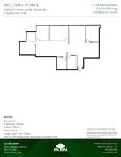 2 South Pointe Dr, Lake Forest, CA à louer Plan d’étage- Image 1 de 1