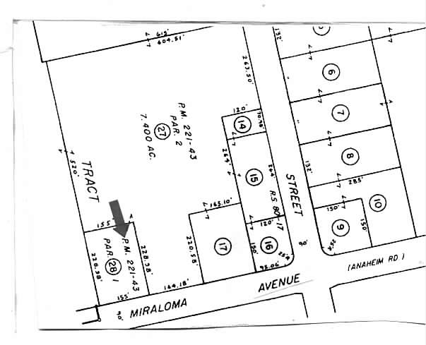 3303 E Miraloma Ave, Anaheim, CA à louer - Plan cadastral - Image 3 de 7