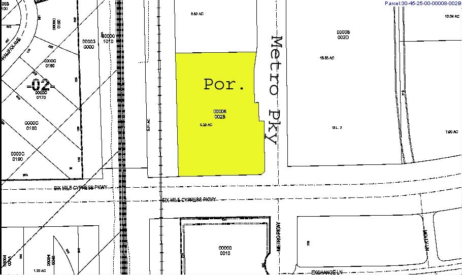 14670 Metro Pky, Fort Myers, FL à vendre - Plan cadastral - Image 2 de 5
