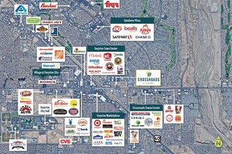 13270 W Bell Rd, Surprise, AZ - AERIAL  map view - Image1