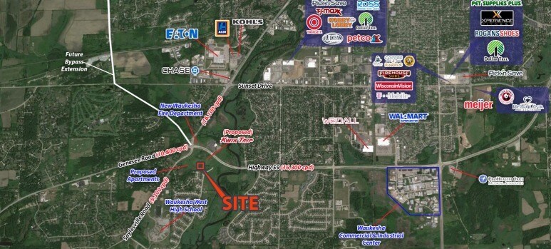 Hwy 59 & River Valley Road, Waukesha, WI for sale Building Photo- Image 1 of 3