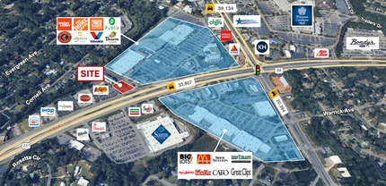 3455 Ross Clark Cir, Dothan, AL - AÉRIEN  Vue de la carte