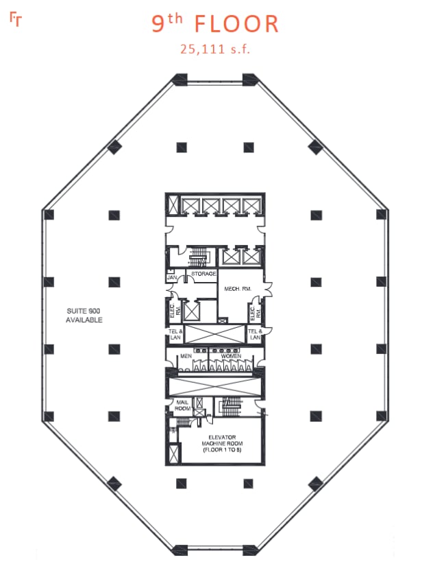 411 1st St SE, Calgary, AB à louer Plan d’étage- Image 1 de 1