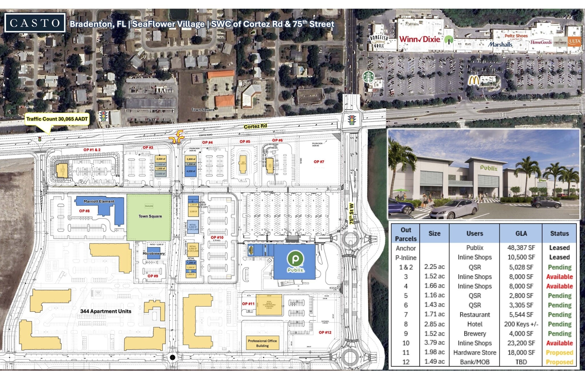 7607 Seaflower Pky, Bradenton, FL for lease Site Plan- Image 1 of 1