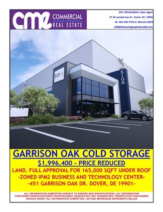 More details for 451 Garrison Oak Dr, Dover, DE - Land for Sale