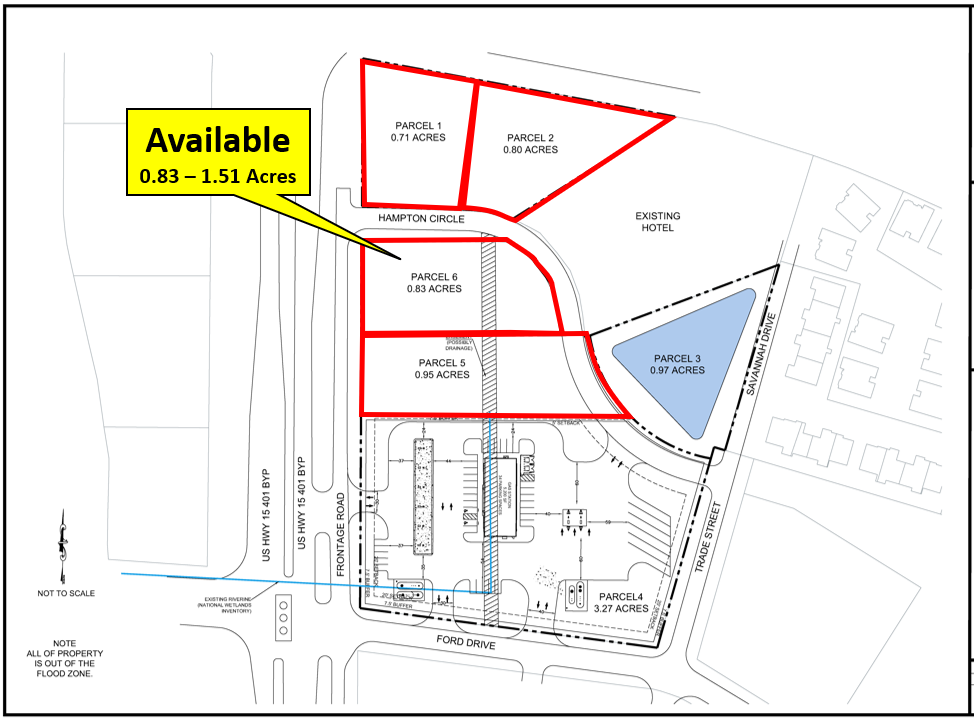 1500 US-401, Laurinburg, NC à louer Plan de site- Image 1 de 2