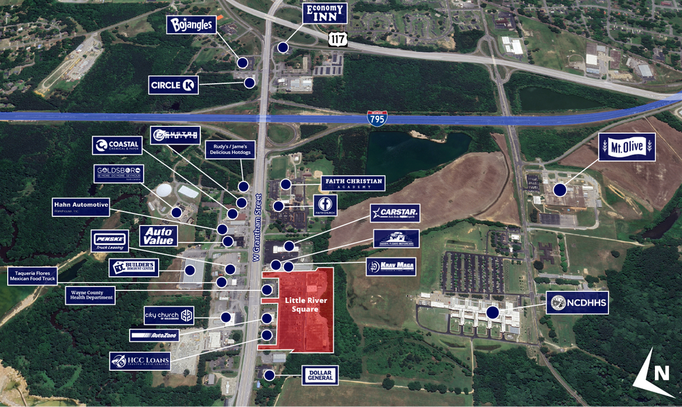 1308-1320 W Grantham St, Goldsboro, NC à vendre - Photo du bâtiment - Image 3 de 16