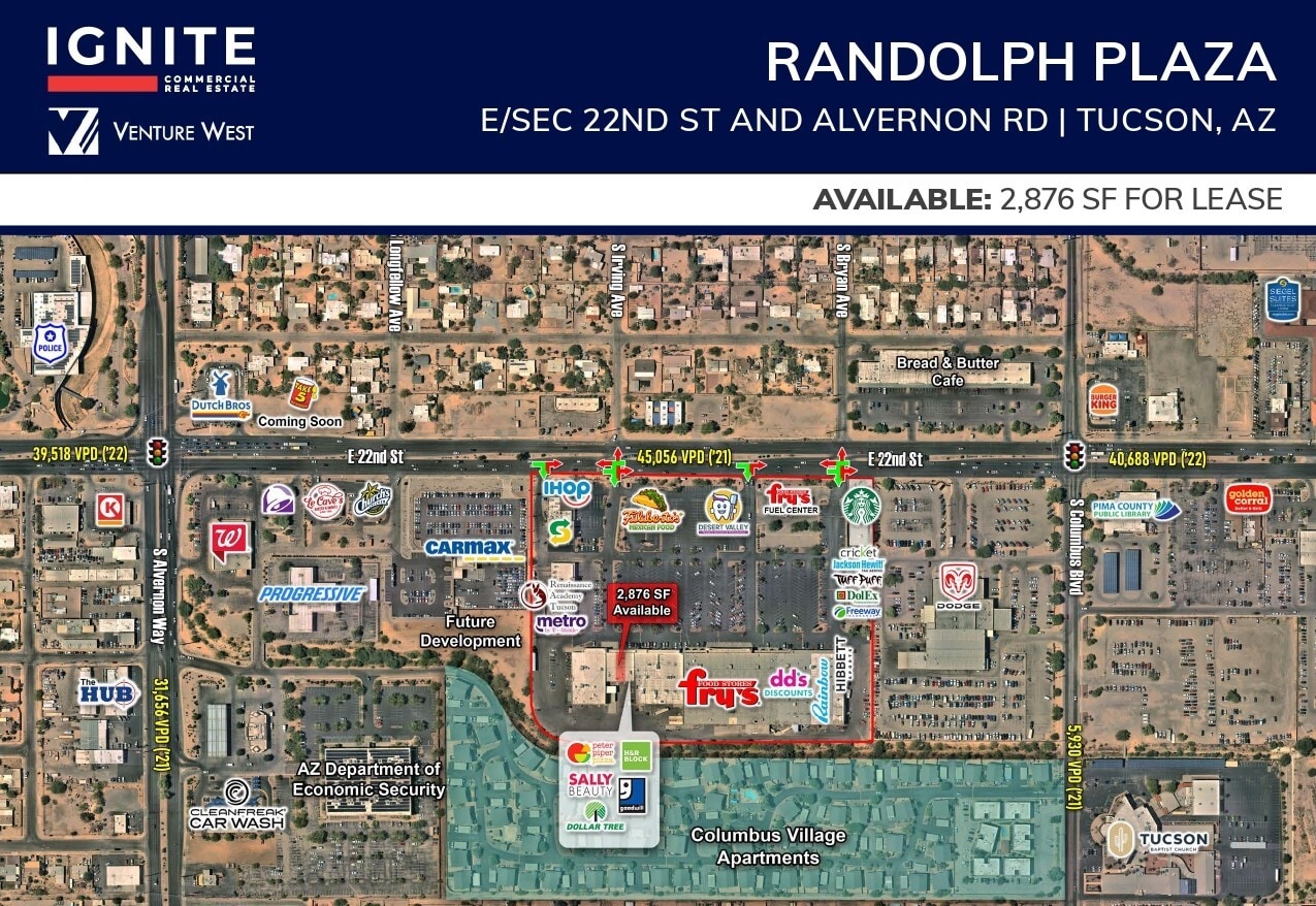 4052-4186 E 22nd St, Tucson, AZ for lease Primary Photo- Image 1 of 7