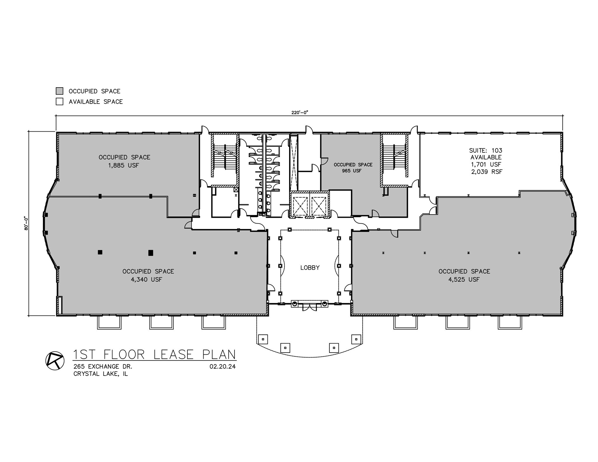 265 Exchange Dr, Crystal Lake, IL à louer Plan de site- Image 1 de 6