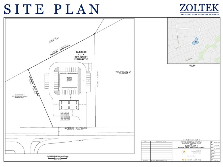 464 Route 31, Washington, NJ à louer - Plan de site - Image 3 de 5