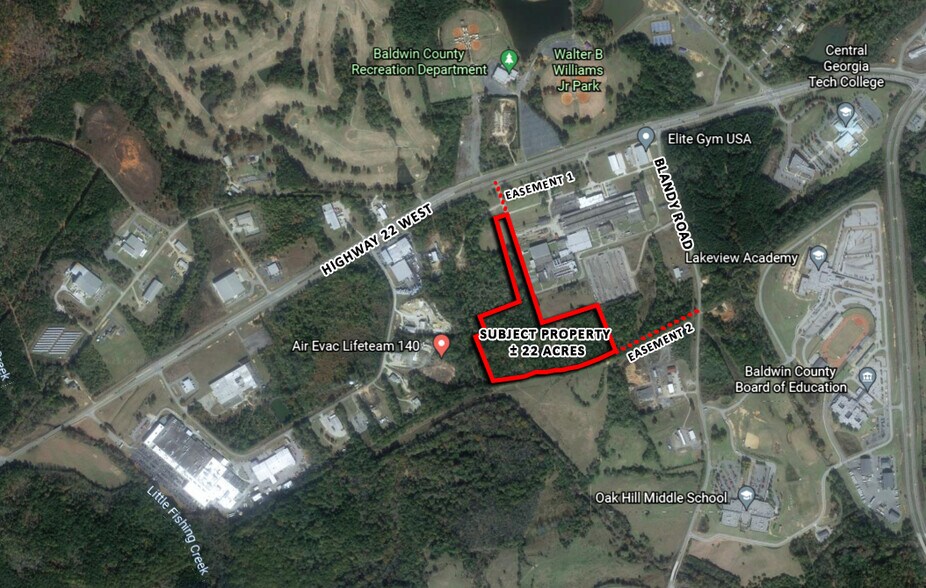 68-68A W 22 Hwy, Milledgeville, GA à vendre - Photo du bâtiment - Image 2 de 2