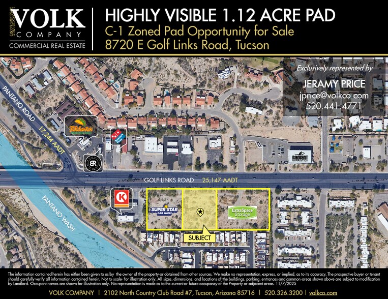 8720 E Golf Links Rd, Tucson, AZ à vendre - Aérien - Image 1 de 5