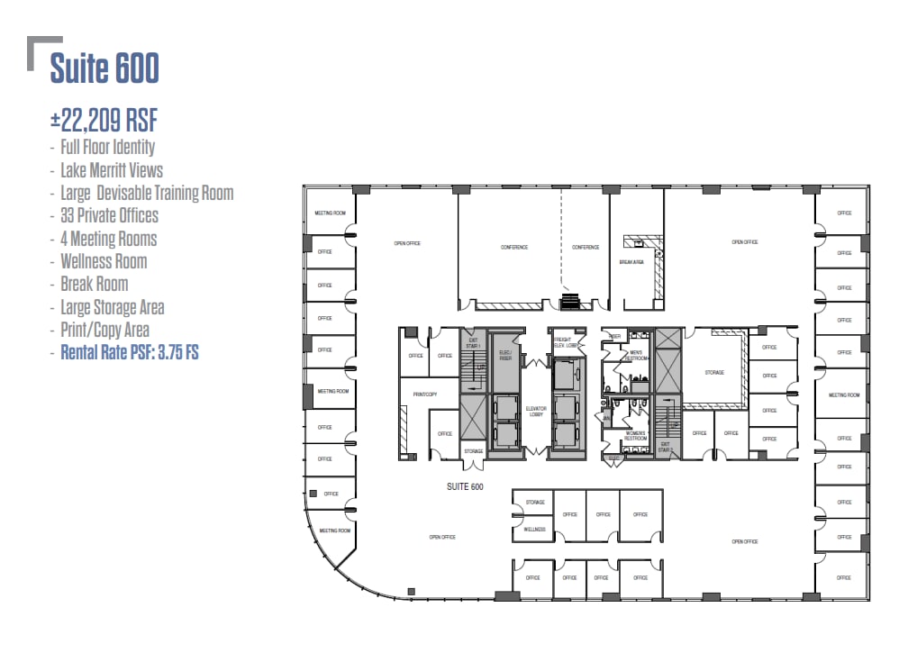 155 Grand Ave, Oakland, CA for lease Floor Plan- Image 1 of 1
