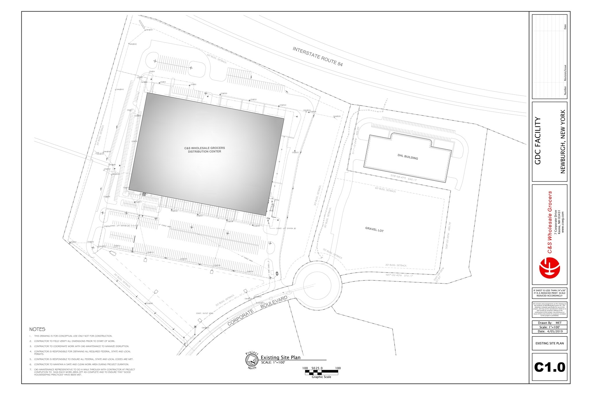 1500 Corporate Blvd, Newburgh, NY à louer Plan de site- Image 1 de 8