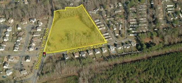 Pughsville Rd, Suffolk, VA for sale - Aerial - Image 2 of 4