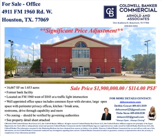 More details for 4911 FM 1960 Rd W, Houston, TX - Retail for Sale