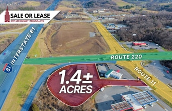 2775 Lee Hwy, Troutville, VA - Aérien  Vue de la carte - Image1