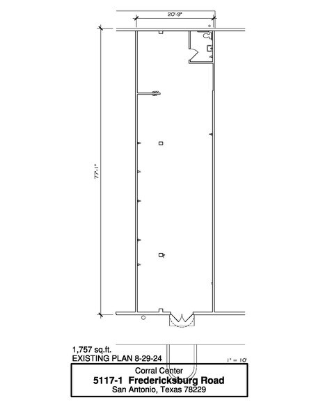 5115-5145 Fredericksburg Rd, San Antonio, TX à louer - Plan d’étage - Image 3 de 6