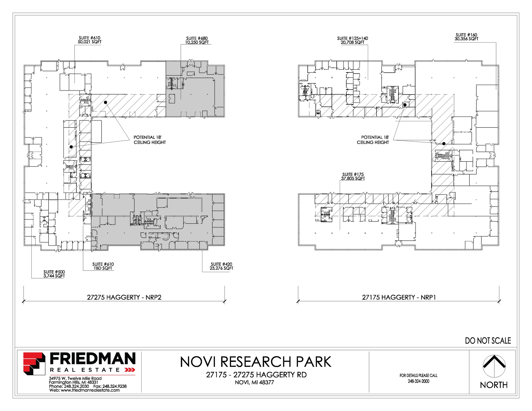 27275 Haggerty Rd, Novi, MI à louer Plan d’étage- Image 1 de 1