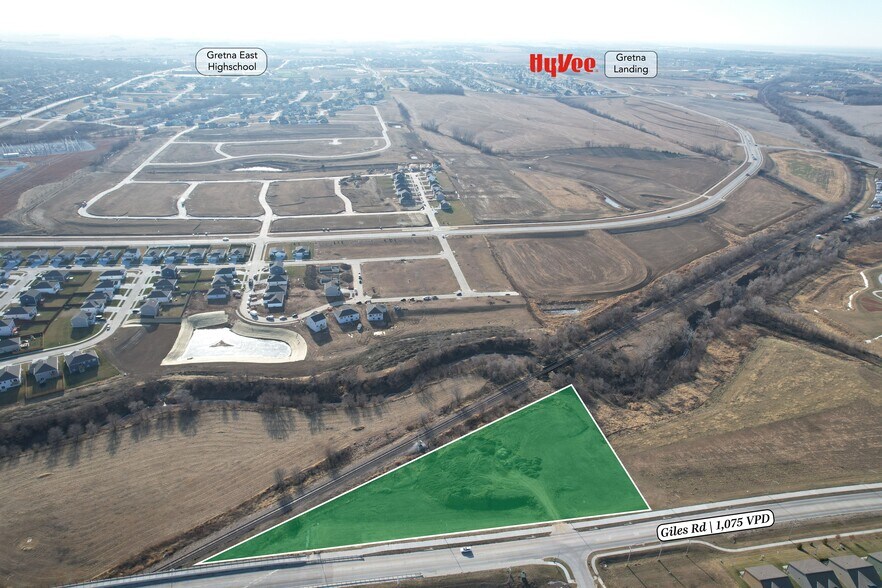 SWC 180th St & Giles Rd, Omaha, NE à vendre - Aérien - Image 3 de 4