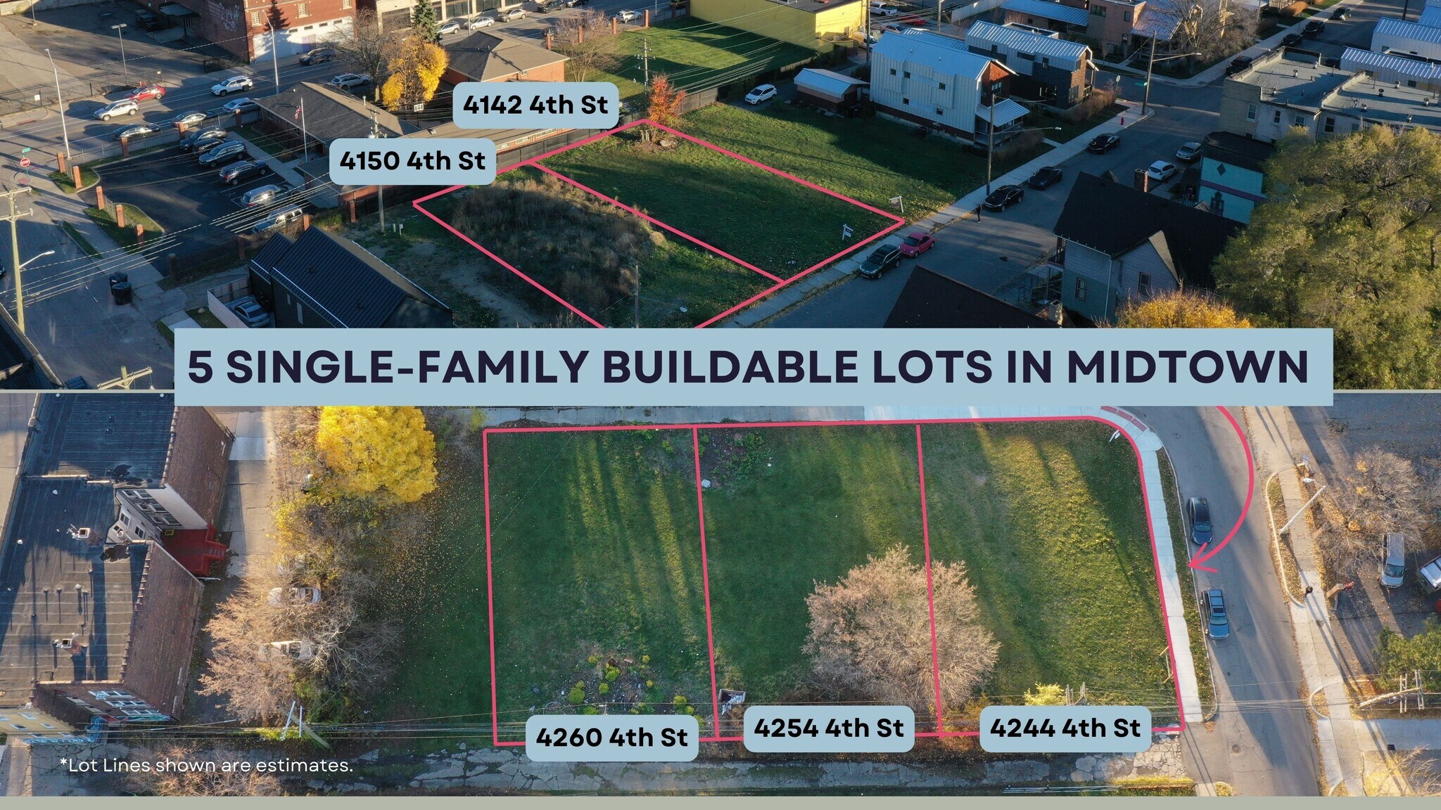 4244 4th st, Detroit, MI for sale Aerial- Image 1 of 13