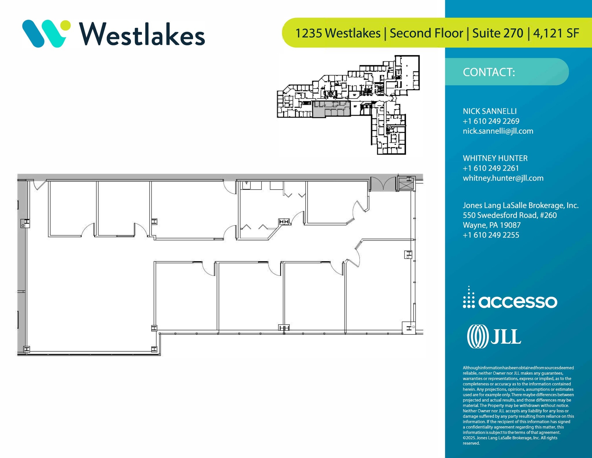 1000 Westlakes Dr, Berwyn, PA à louer Plan de site- Image 1 de 1